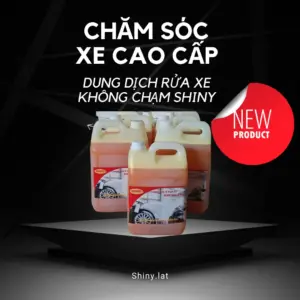 dung dịch rửa xe không chạm shiny