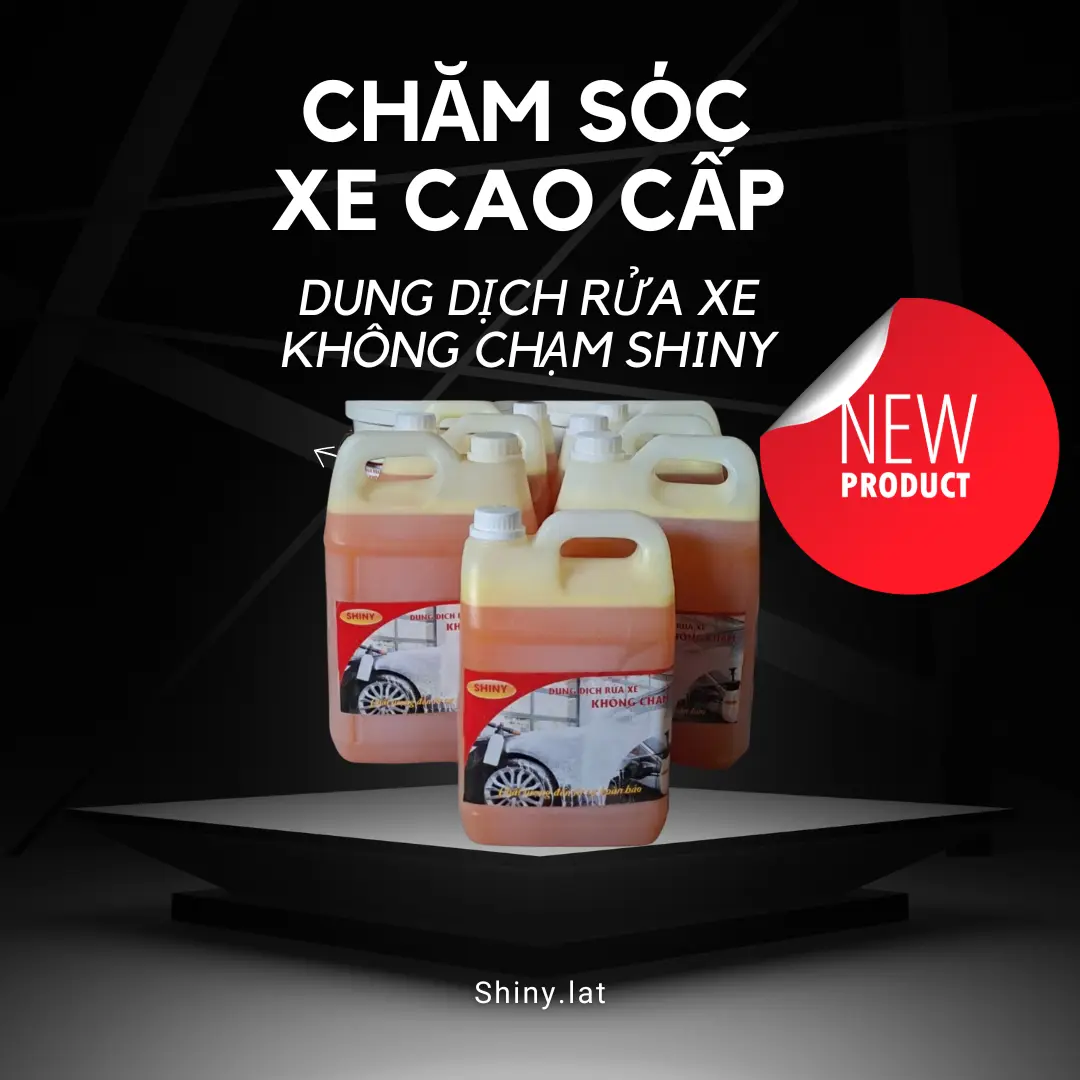 dung dịch rửa xe không chạm shiny