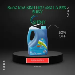 nước rửa kính ô tô shiny