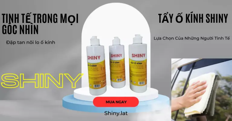 Tẩy ố kính shiny